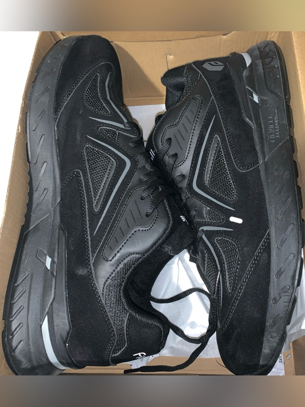 FitVille Mens Walking Shoe Extra Wide Sneaker (Flat Foot M/Heel Pain) Size 12W